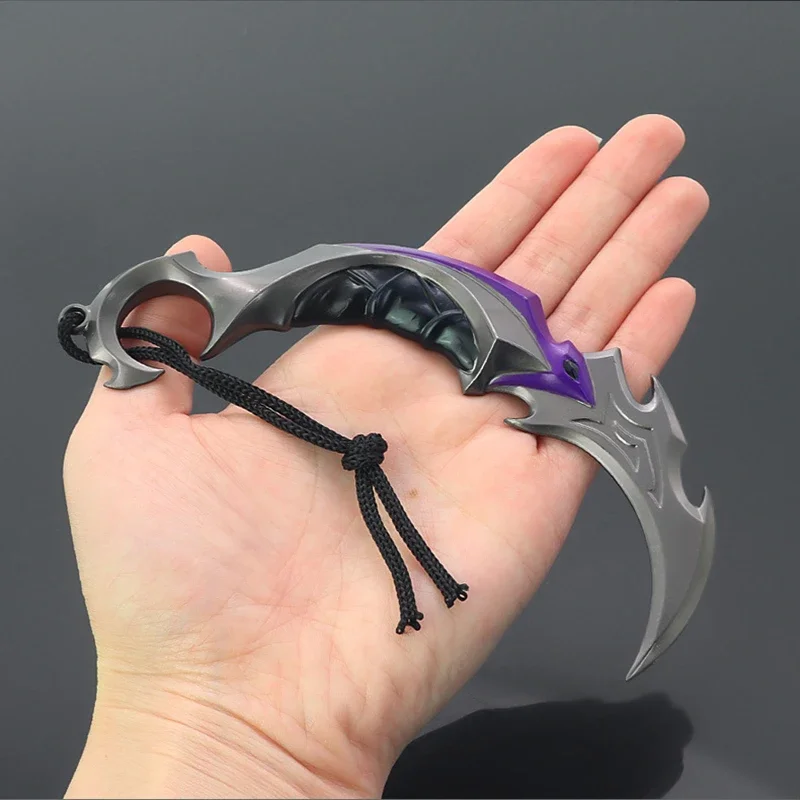 Valorant Weapon 15cm Melee Reaver Karambit Knife Metal M4 Game Peripheral Samurai Sword Alloy Model Desktop Display Gift Toy 4