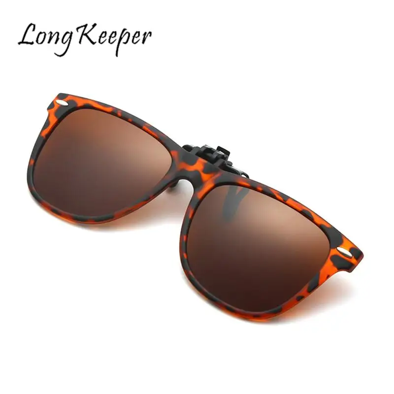 Lunettes de soleil à Clip rabattable pour hommes et femmes, longue tenue, conduite de nuit, verres polarisés, pêche, sport, UV, photochromique de styliste_voghion.com