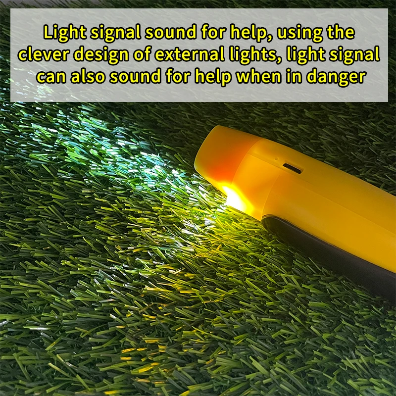 Electronic whistle USB rechargeable high decibel whistle Pet training traffic directing sports referee with lights