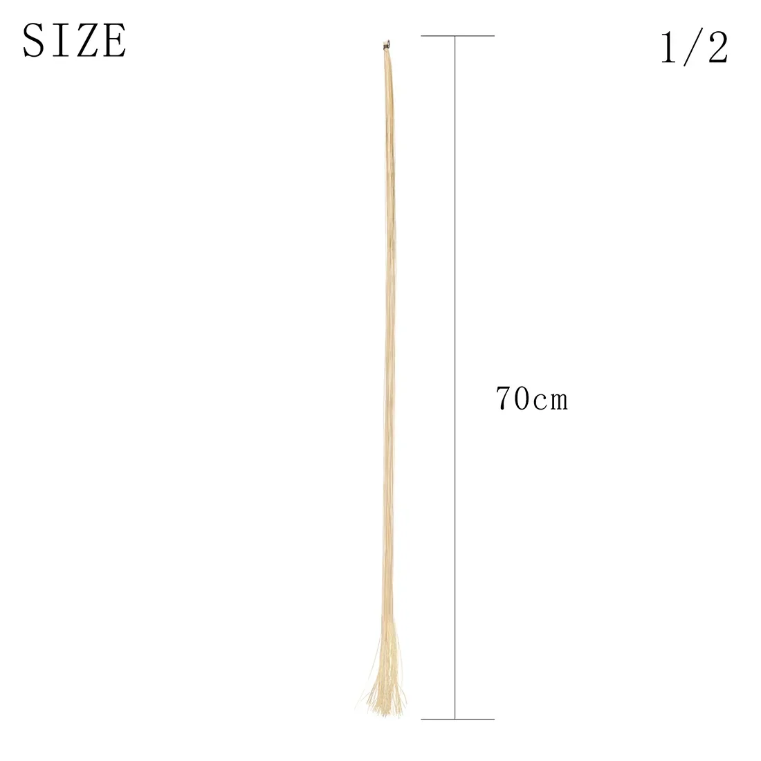 Description Picture 2 of itemViolin Bow Hair for 4/4 3/4 1/2 1/8 1/4 Violin Horsehair White Natural Horsehair Bow Hair Horse Tail Bow Violin Accessories