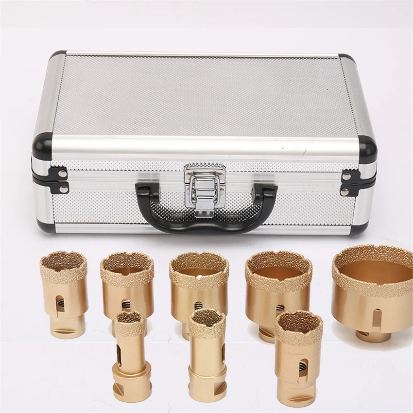 M14 Brazing Hole Opener Set Diamond Core Bit Set Diamond Drilling Core Bit 8 piece Drill Bit Set