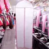 Waterproof Zip Bag Garment Storage Ballgown Protector Non-woven fabric Dress Dust Cover Long Garment Bag Storage Bag 1