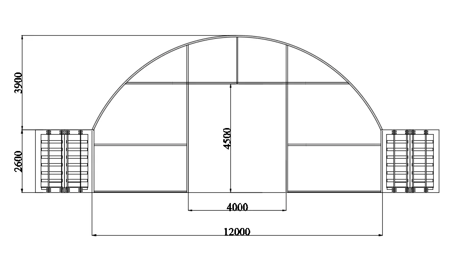 40x40x15 Double Truss Shipping Container Canopy Shelter product image