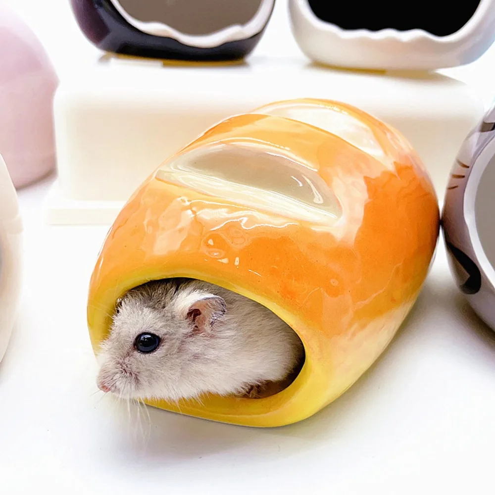 Ceramic Nest Hamsters Hamsters Cave Pet House Guinea Pig Summer Cooling Room Rodent Chinchilla Hedgehog
