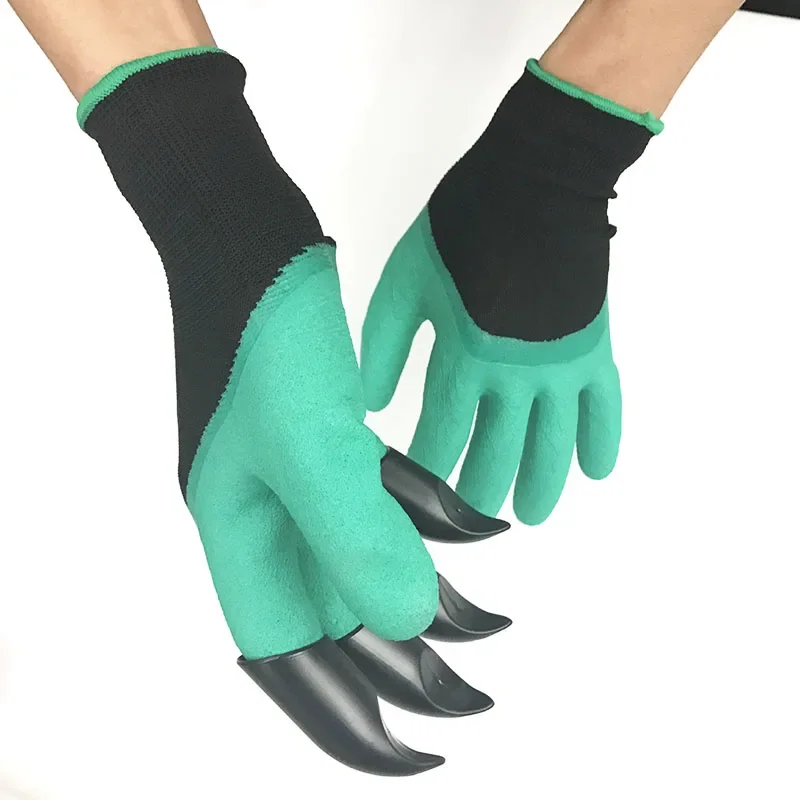 Waterproof and Puncture Resistant Garden Gloves Claws Horticultural Excavation Digging and Flower Planting Claws Paws