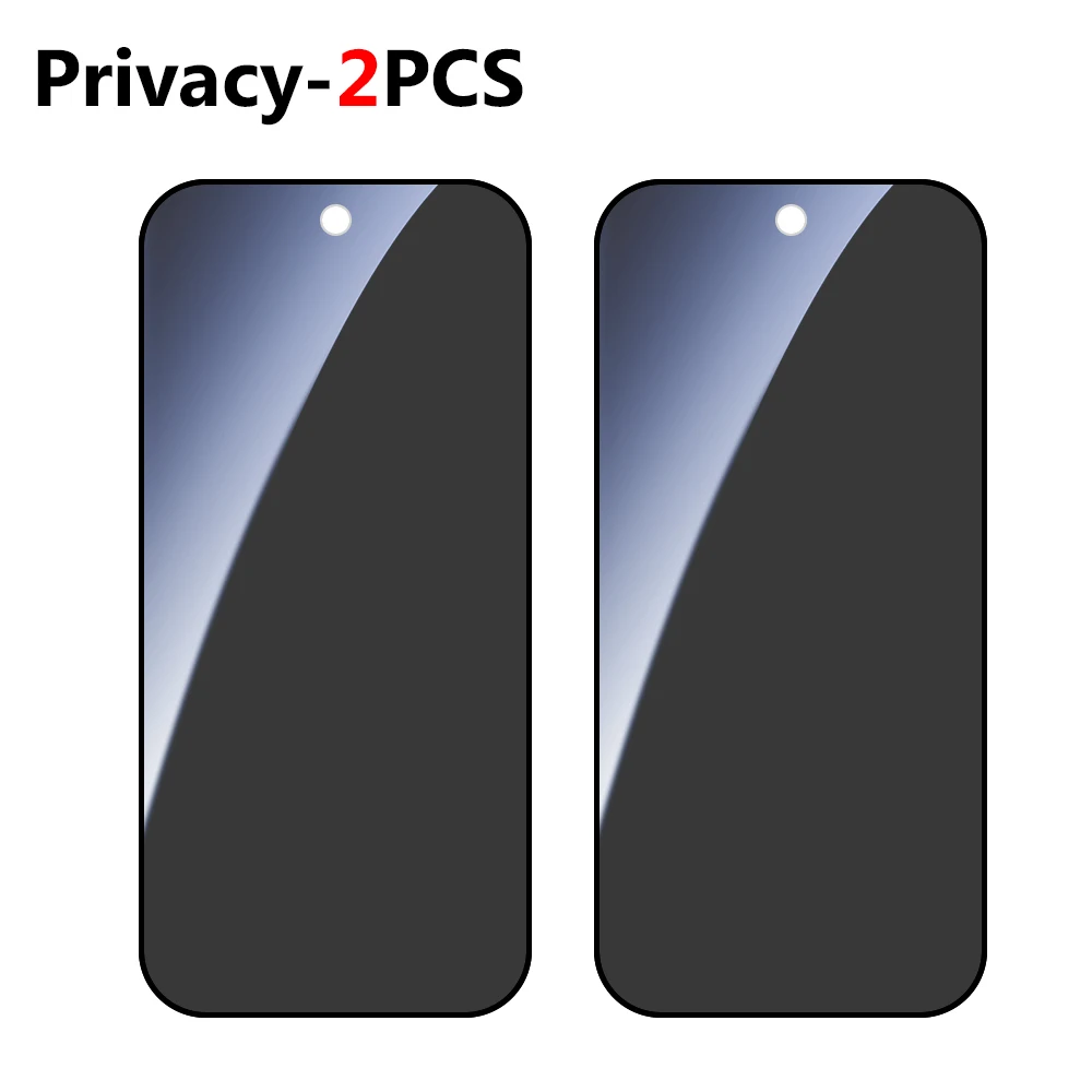 9H Hardness Tempered Glass Anti-Spy Anti-Scratch Privacy Screen Protector