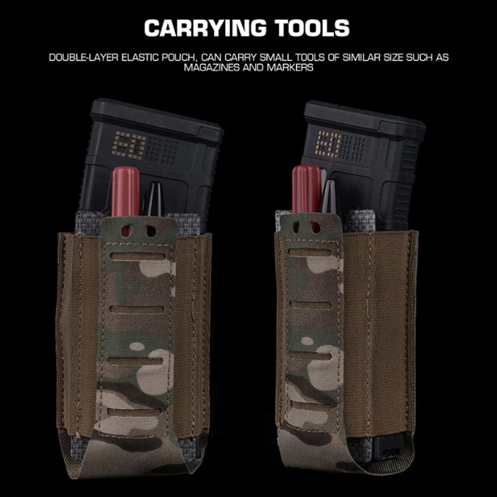 Porte-fusil Tactique Double Molle - Poches Mag 5,56