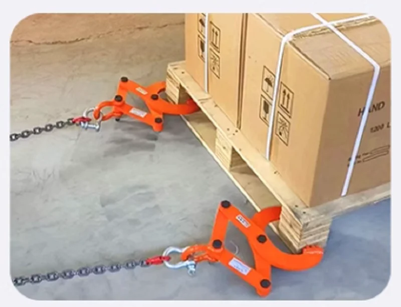 1ton mt Bohr platte Klemm zange Paletten clip für Holzkisten heber Auto Demontage werkzeug – Detail 4