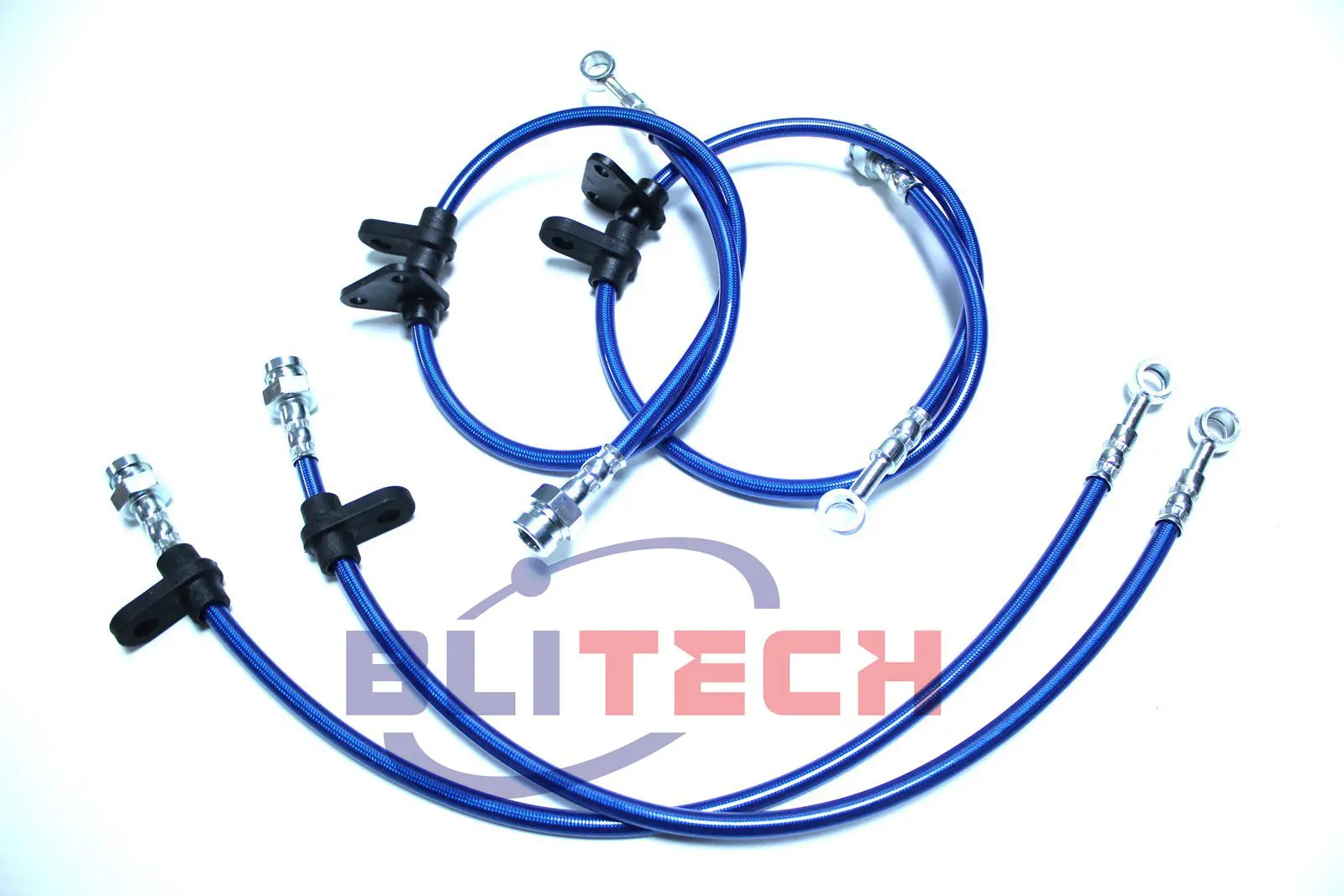 STAINLESS STEEL HOSE BRAKE LINE for 88-91 HONDA CR-X/CRX ED8ED9 FRONT+REAR LINE