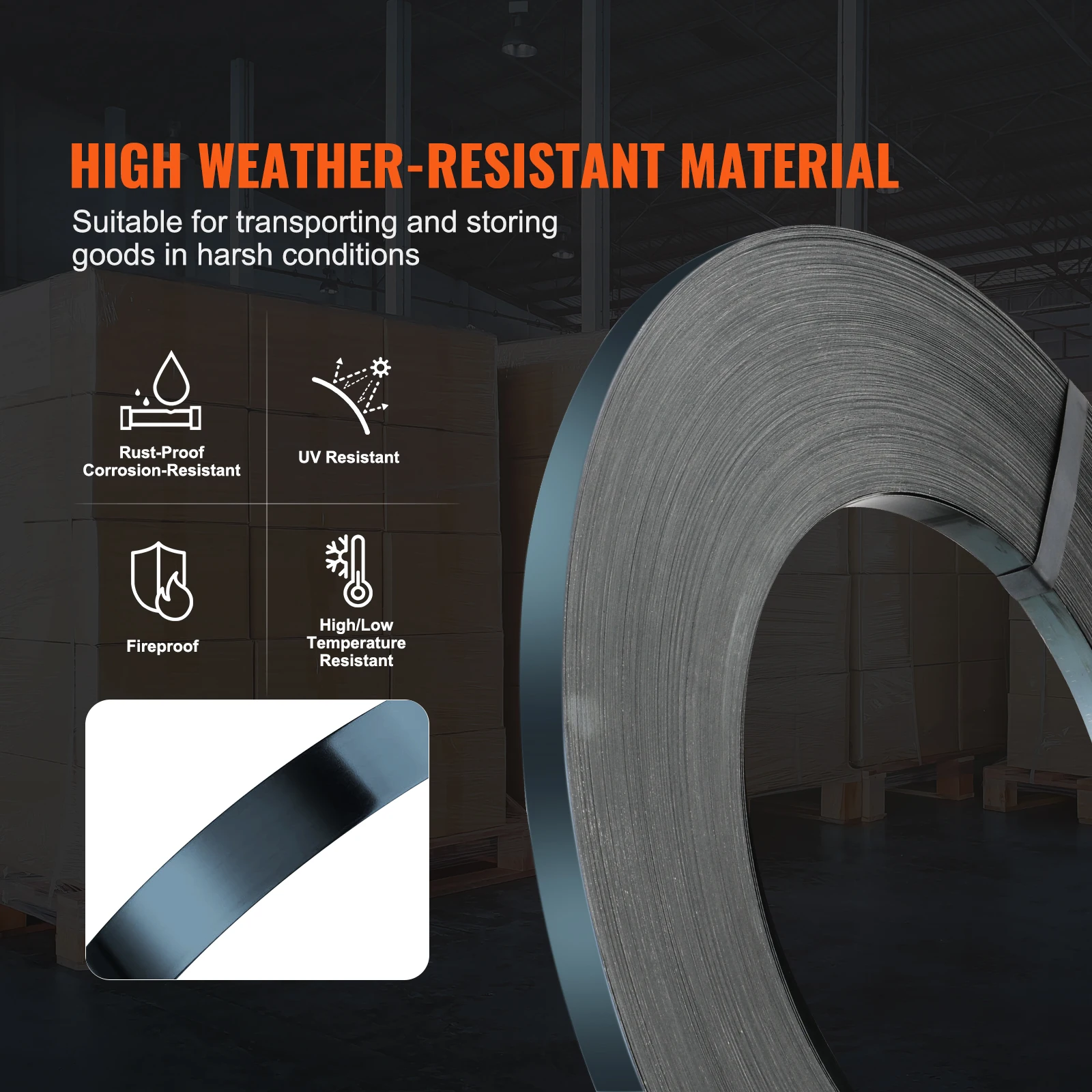 Steel Strapping Roll Banding Pallet Strap Coil