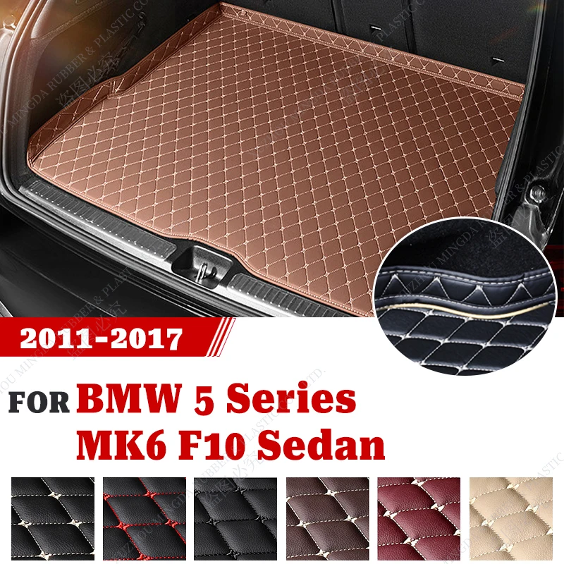 

Car Trunk Mat For BMW 5 Series Sedan Non-hybrid MK6 F10 2011-2017 12 13 14 15 16 Custom Car Accessories Auto Interior Decoration