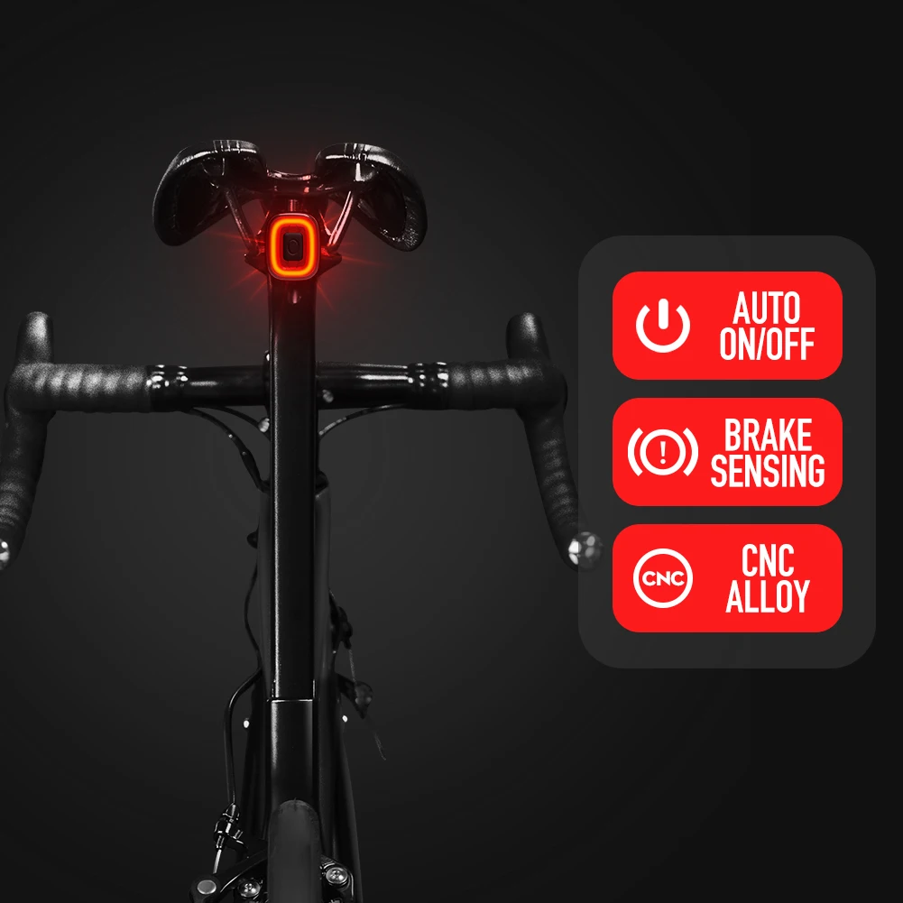 ENFITNIX CubeLiteII Bike LED Intelligente Rücklicht Rücklicht Automatische  Bremsen Sensing Rennrad MTB Smart Fahrrad Hinten Licht - AliExpress Sport  und Unterhaltung