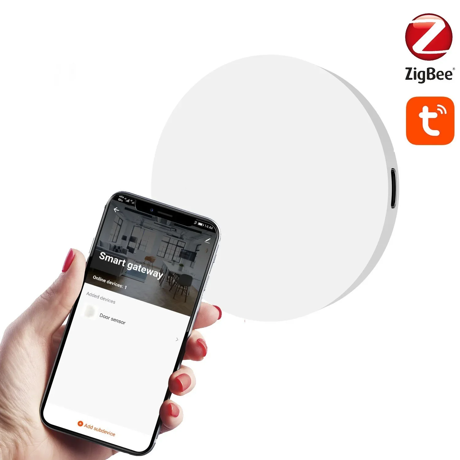 

Tuya Intelligent Multimode Gateway Zigbee Control Center Wireless Bluetooth Mesh Central Control Host Smart Home