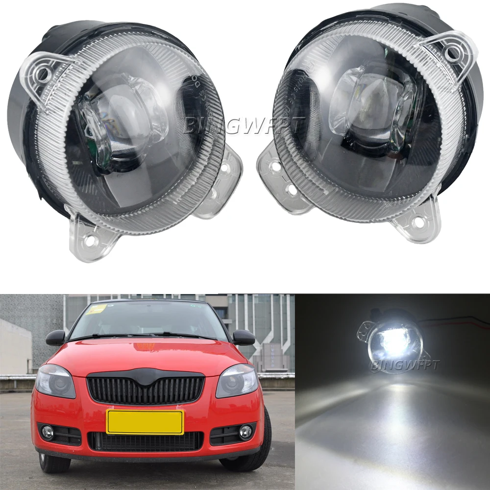 FogLightsForSkodaFabiaMk22007200820092010FogLampHeadlights
