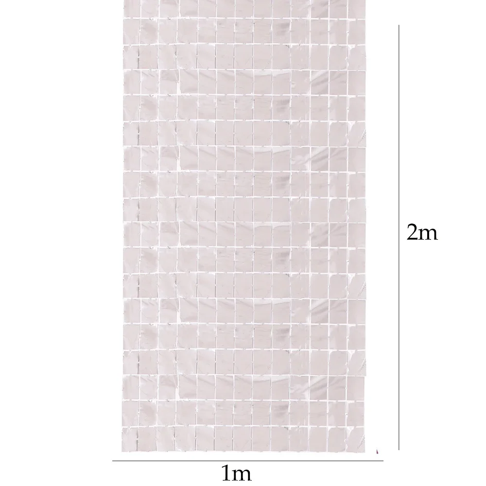 Gold & Silver Glitter Rain Foil Backdrop for Celebrations & Events