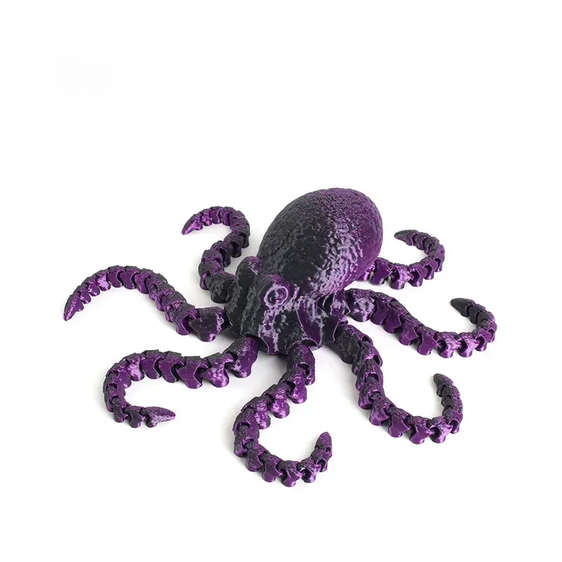 1pc 3D Printed Octopus Ornament: Creative Animal Desktop Home Model Gift 10 Sf799b5aad6344f88b9a61667fa8cf67br