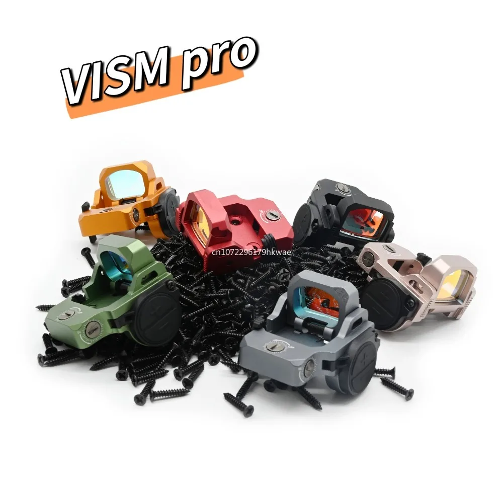 Tactical Upgraded VISM PRO Flip Up 3 MOA Red Green Dot Sight Scope Reflex Optic w/ Glock MOS Mount Base for Rifle Pistol Handgun red dot sight