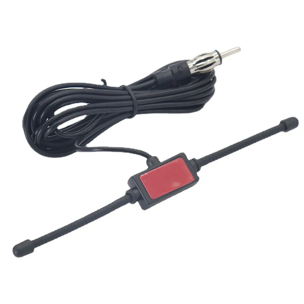 

Car Windshield AM FM Radio Antenna Signal Amplifier Booster Hidden Radio Active Truck Antenna 12V Stereo B0H2 Universal