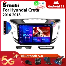 Srnubi Android 11.0 Auto Radio Voor Hyundai Creta 2016-2018 Multimedia Video Player 2Din 4G Gps Navigatie Carplay dvd Head Unit