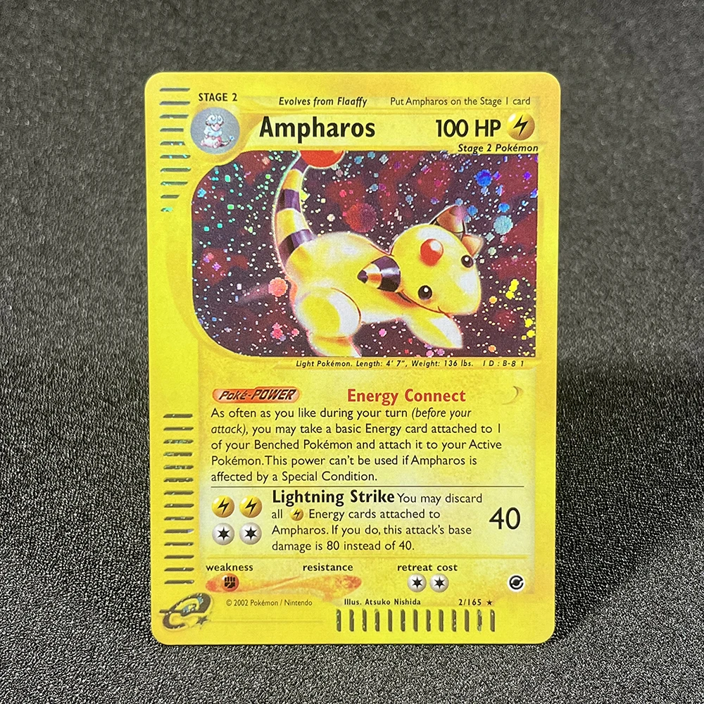 thumbnail image 1 of Pokémon Flash Cards E-Card Expedition (EX) Charizard Blastoise Venusaur Mewtwo Machamp Gengar Game Collection PTCG E Proxy Cards, 1 of 5