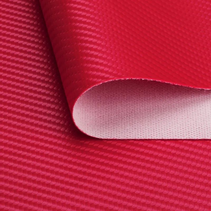 0.5M Pearlescent Carbon Fiber Grain Leather Fabric Car Seat Cushion Pu Artificial Leather Interior Threshold Bar Handmade