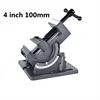 1 Piece 4-Inch 100mm Clamp Tilting Guide Rod Angle Flat-Nose Pliers 0-90 Degree Inclined Drilling Machine Vise 1