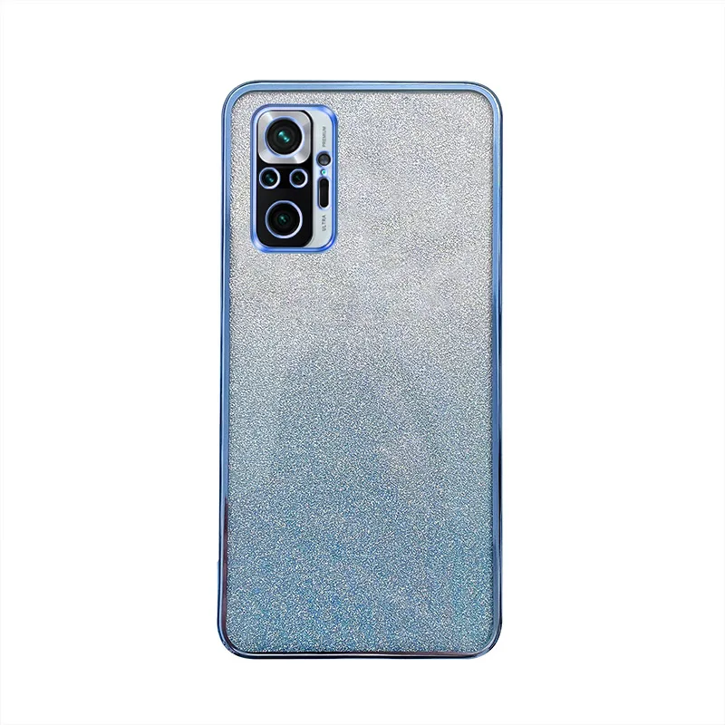 Luxury Electroplated Glitter Soft Bumper Clear Back Phone Case