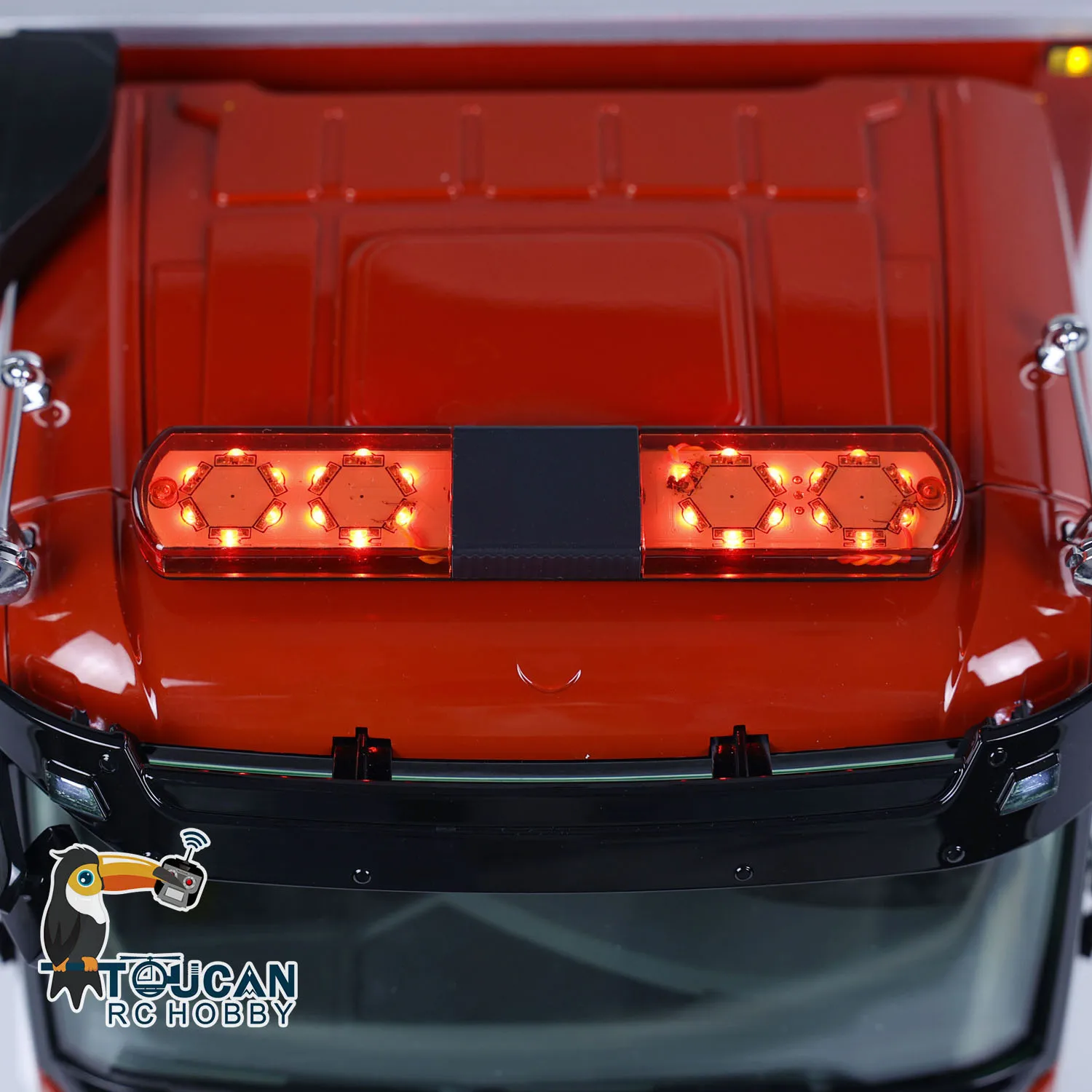 RC Fire Fighting Truck 8x4 RTR 1/14 Radio Control Fire Sprinkler Vehicles Model Lights Sounds Painted Finished RC Toys TH23248 5