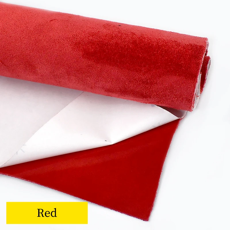 Premium Suede Fabric Self-Adhesive Upholstery Patch - 0.8mm Thick for Interior and Workbench Decoration