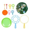 Bubble Ring Toy Set Big Bubble Stick Children's Outdoor Fun Blowing Bubble Pole Bubble Toy Multi shaped Bubble Ring Bubble Stick 2