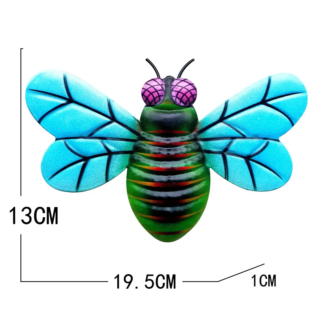 

Брендовая новинка, высокое качество, прочные металлические пчелы, настенное искусство, настенное украшение для садоводства, домашний декор, железная пчела