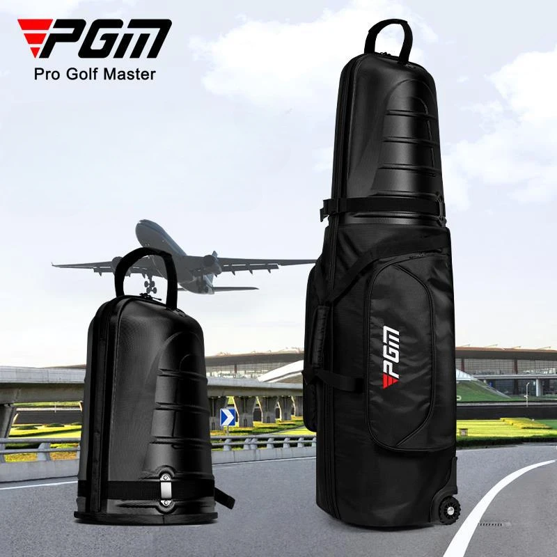 

PGM Golf Aviation Bag Hard Shell Anti Collision Squeeze Aircraft Consignment Men Women Belt Roller Skating Travel Bags HKB014