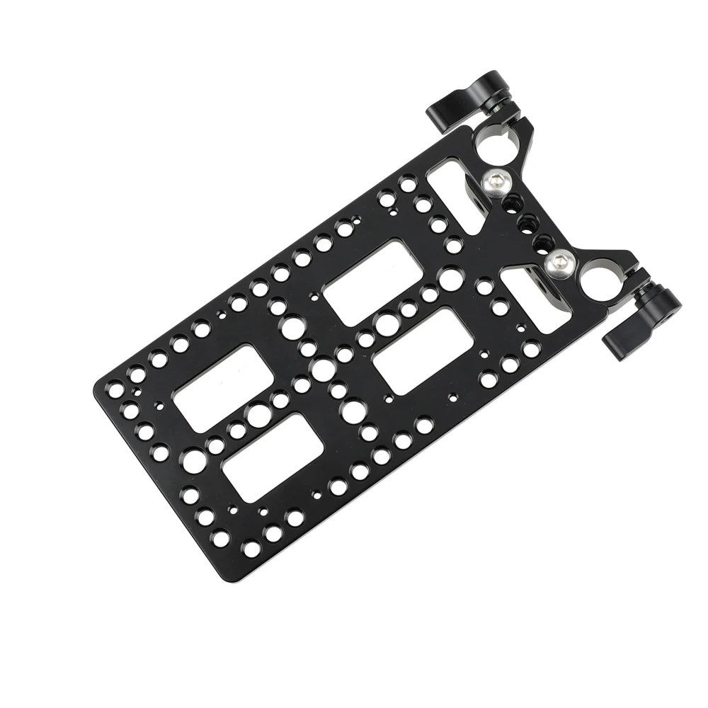 Camvate Multi-purpose Placa de Queijo Legal Placa de Backboard com 15 mm Haste Braçadeira para Câmera Dslr V-lock Montagem Power Splitter Montagem - Image 6
