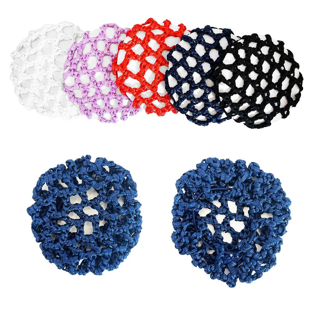 Elegant Bowknot Hair Net with Elastic Band