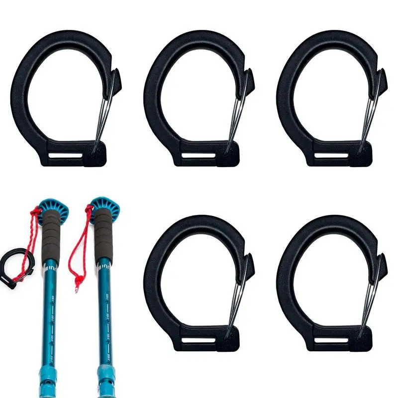 

Backpack Spring Buckle 5Pcs Keychain Clasps Backpack Buckle Spring Hook Keyrings Snap Hook Key Chain Clips For Sleeping Bag