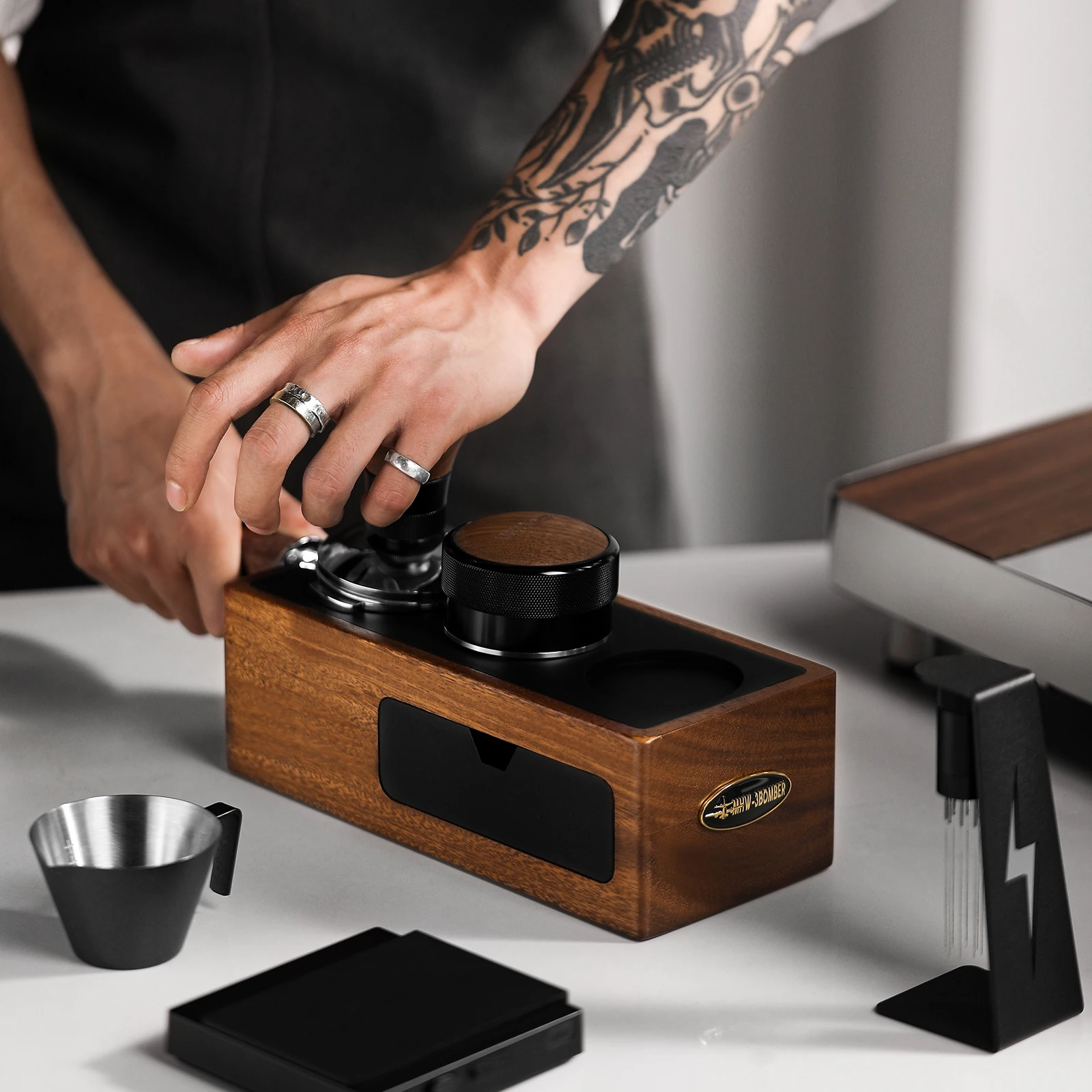 Spazzola Pulizia Portafiltro Caffè 58mm - Per Baristi E Appassionati - Foto 11