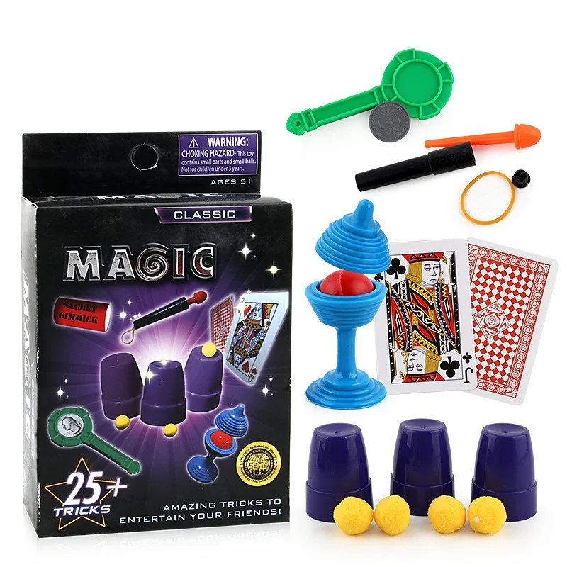 New Funny Magic Props Set For Kids Children Magic Tricks Toys Beginner