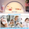 3000-6000K Shadowless Fill Light Nail Lighting Lamp Desktop Beauty Lamp 3 Color adjustable Light Half Moon Shaped Beauty Lamp 6