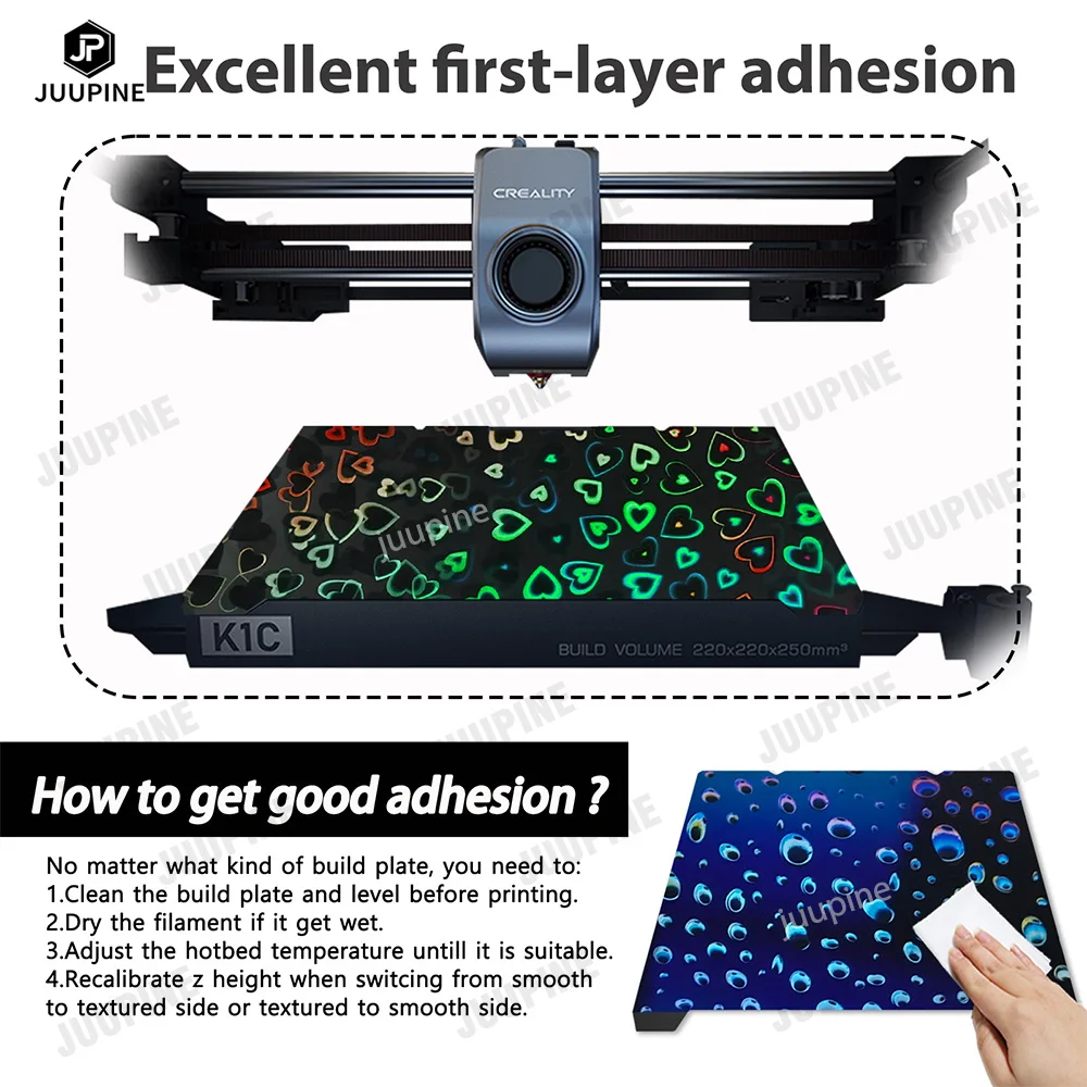 Premium 3D Printer Build Plate with PEO PEY PEI Sheet - Dimensions 235x235mm / 310x315mm