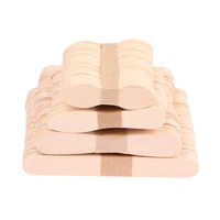 50Pcs Wax Waxing Disposable Sticks Wood Tongue Depressor Spatula Woman Wooden Body Hair Removal Sticks Beauty Toiletry Kits 2