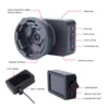 Electronic Eyepiece Camera Aluminum Alloy 5 Levels Digital Zoom 4K Electronic Eyepiece Dim Light Night Vision for Planetary 6