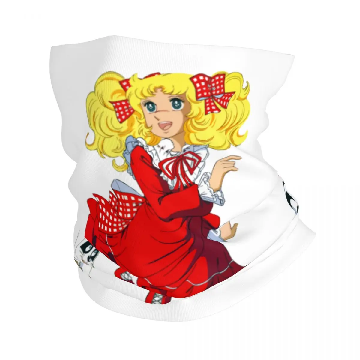 

Candy Candy Snow Capucin Bandana Neck Gaiter Printed Anime Wrap Scarf Warm Headwear Outdoor Sports Men Women Adult Breathable