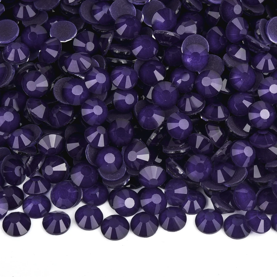 Glitter Neon Non-Hotfix Ultraviolet Glow Rhinestones for Nail Art Embellishments