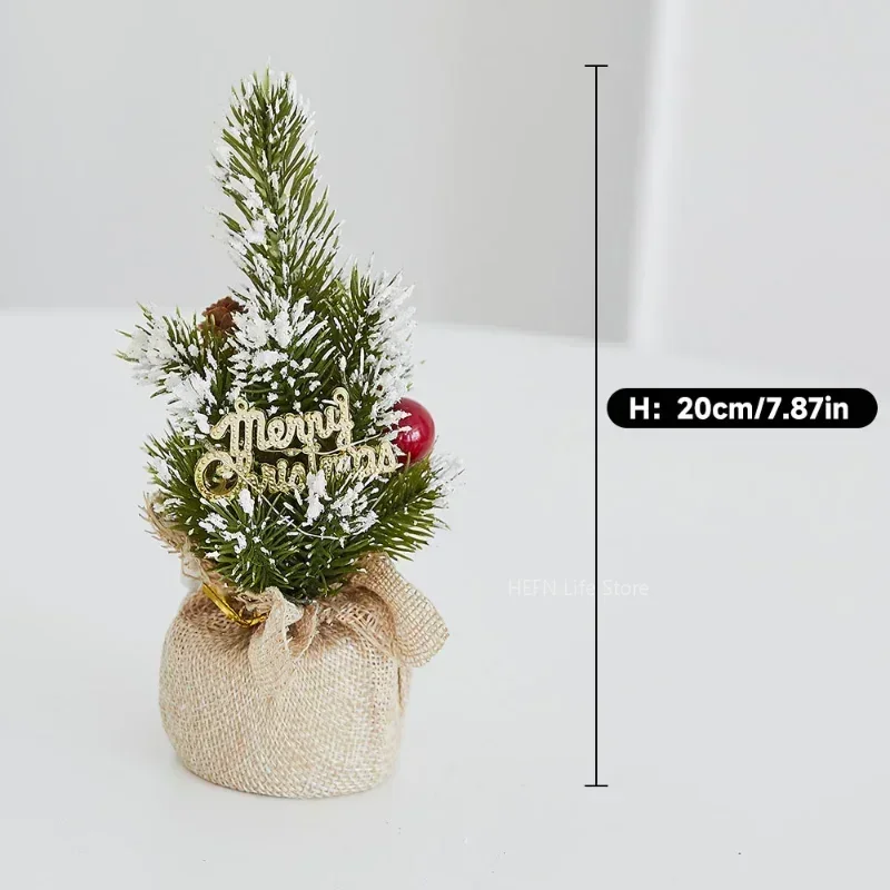Mini Christmas Tree Ornament, Desk Decoration, Gift, Merry Christmas, 2025 New Year