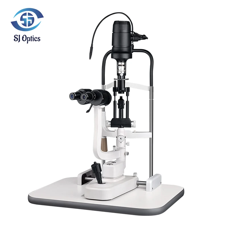 

Professional Ophthalmology Equipment BL-66 Magnification Optical 2 steps LED Slit Lamp Digital Converging Stereoscope Microscope