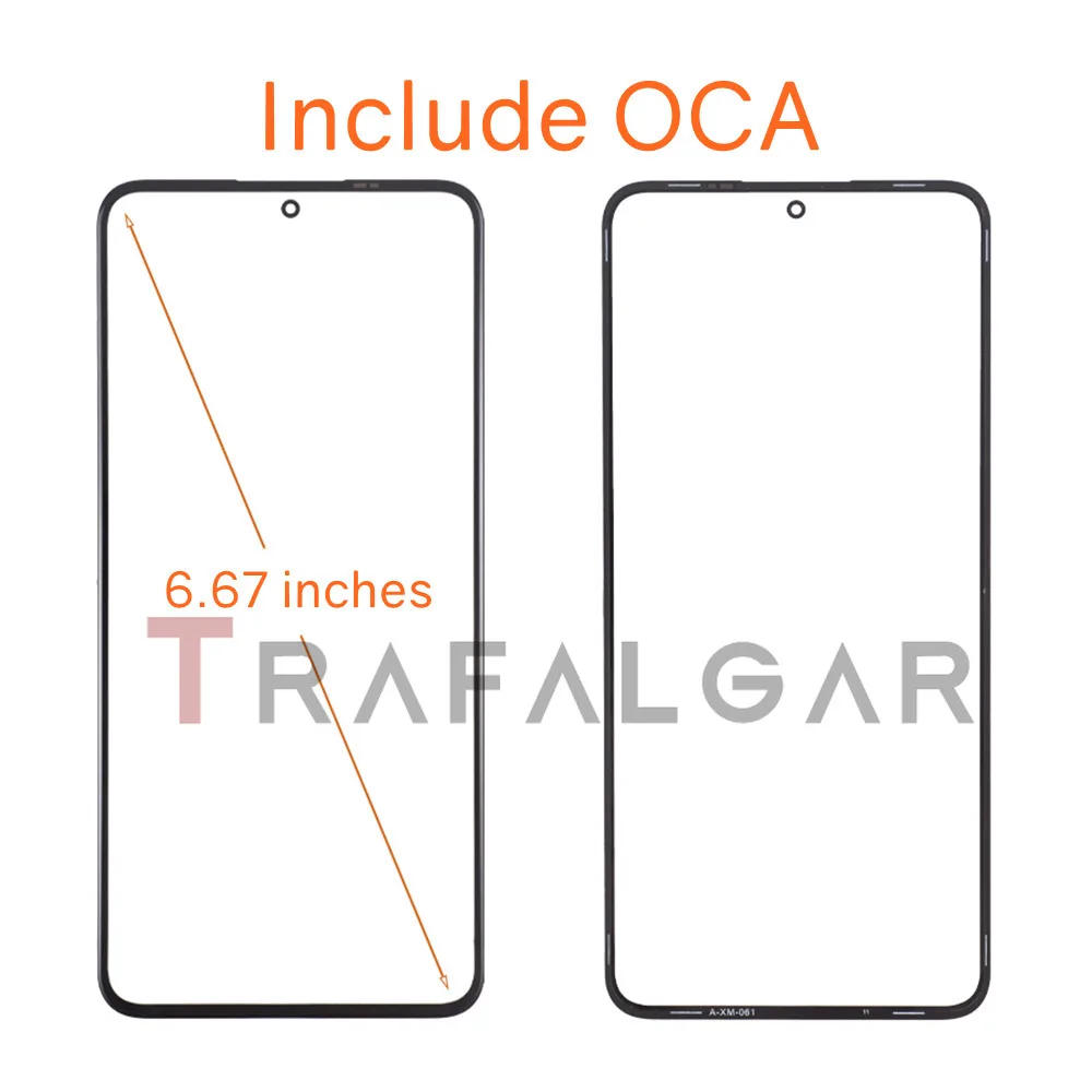 Enhanced Front Screen Glass with OCA Optically Clear Adhesive