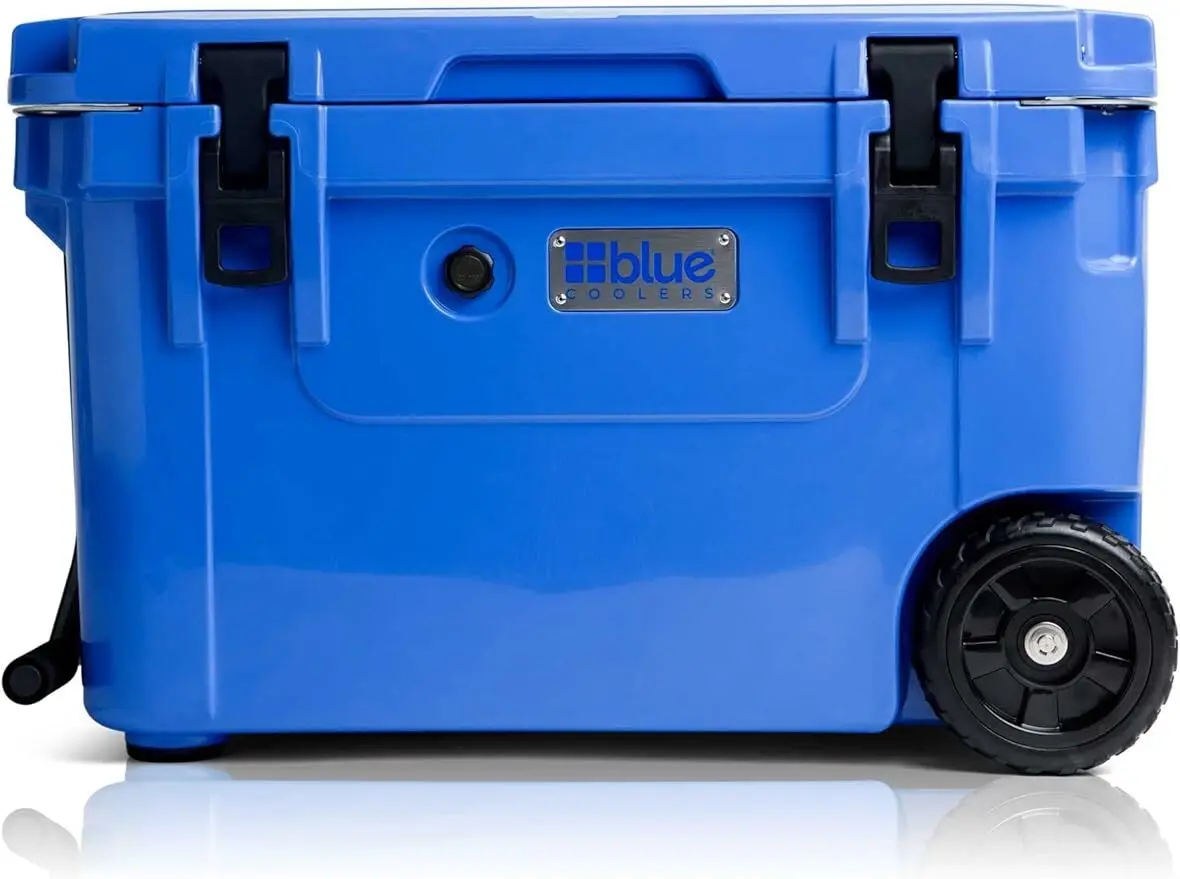 Blue Coolers Ice Vault &ndash; 60 Quart, Roto-Molded Cooler Large Ice Chest Holds up to 10 Days