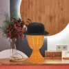 Rattan Hat Display Stand Mannequin Model Head Container Beige Cap Holder Stands Carrier for Travel Baby 6