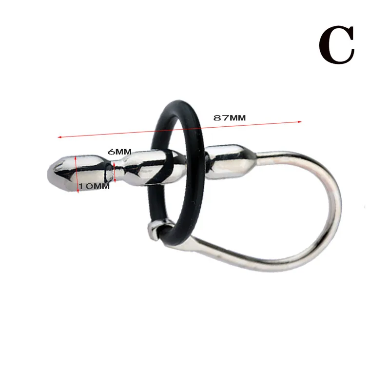 Male Masterbator Anal Sounds Urethral Dilators Catheters Alloy Metal Penis Plug Male Chastity Sex Toys For Men
