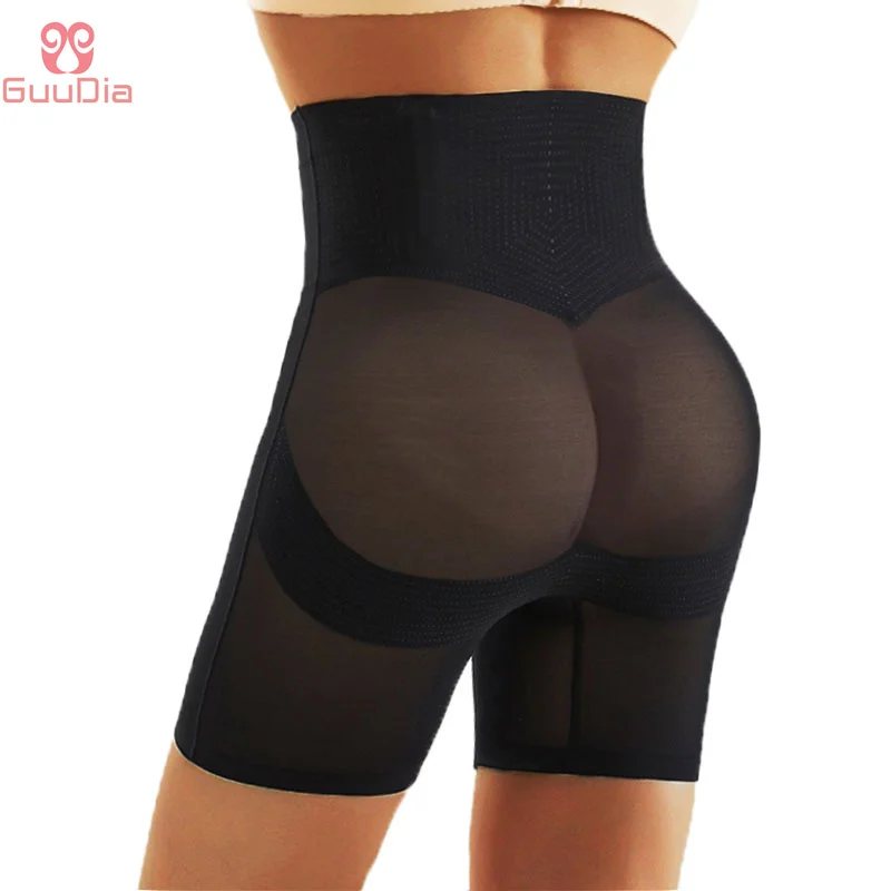 

GUUDIA High Waist Seamless Tummy Belly Control Panty Peach Butt Lifter Flat Belly Thigh Slimmer Sexy Breathable Shaper Underwear